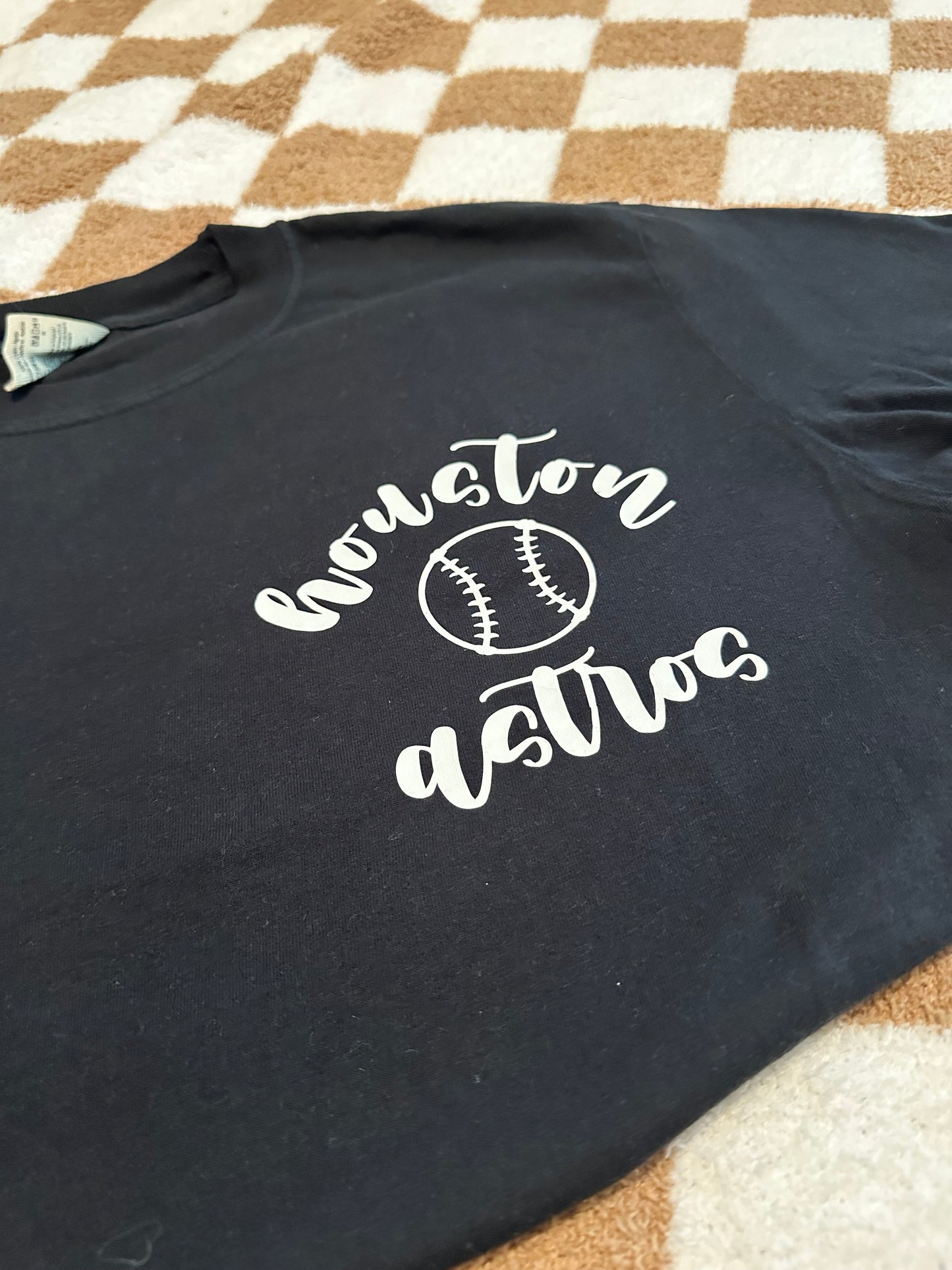 Custom Cursive Baseball Tee